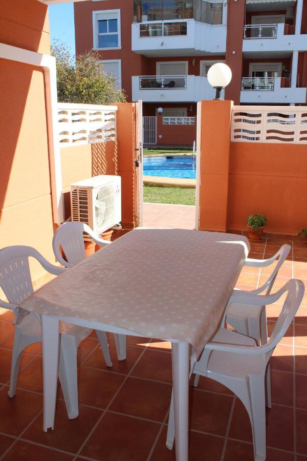 Apto. Con Gran Terraza Y Acceso Directo A Piscina. Denia Dış mekan fotoğraf
